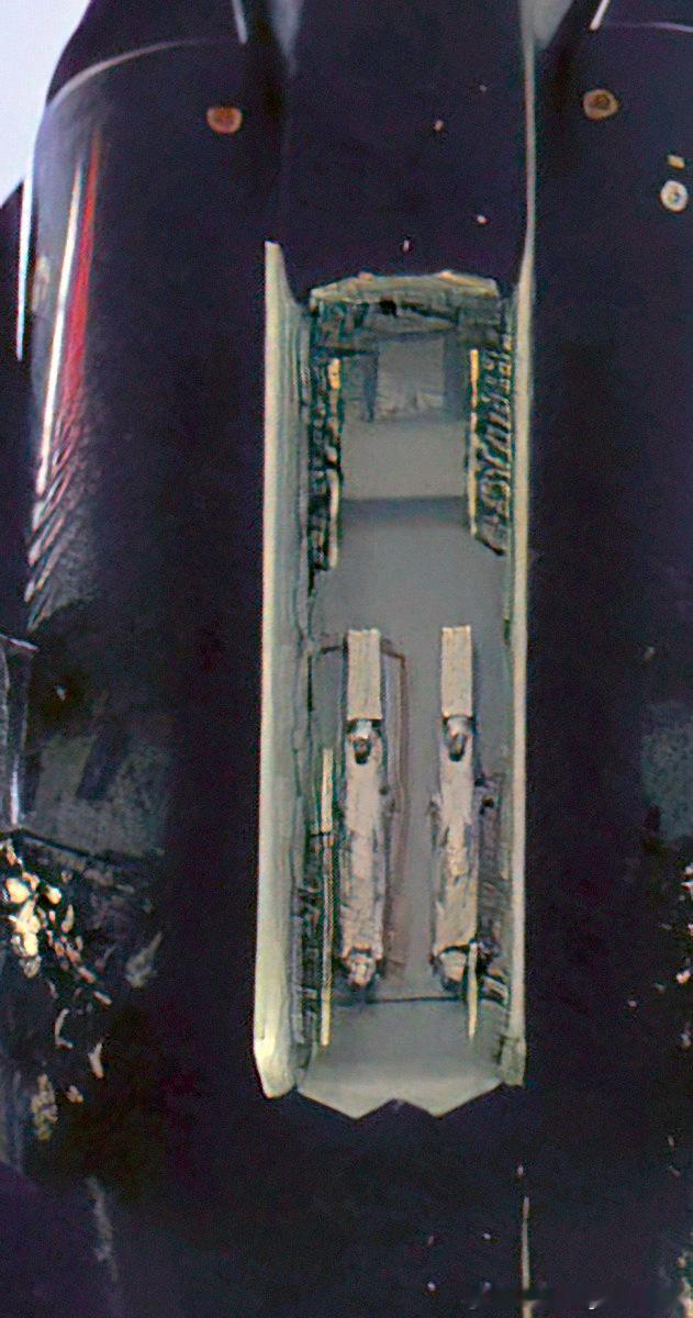 苏-57的主弹舱，早已在苏-47前掠翼验证机上进行的测试。