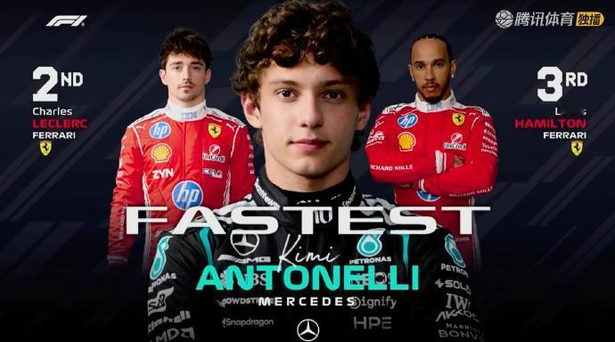 2026F1西班牙大奖赛，二练成绩二练成绩一出，梅奔这速度是真有点东西。安东内