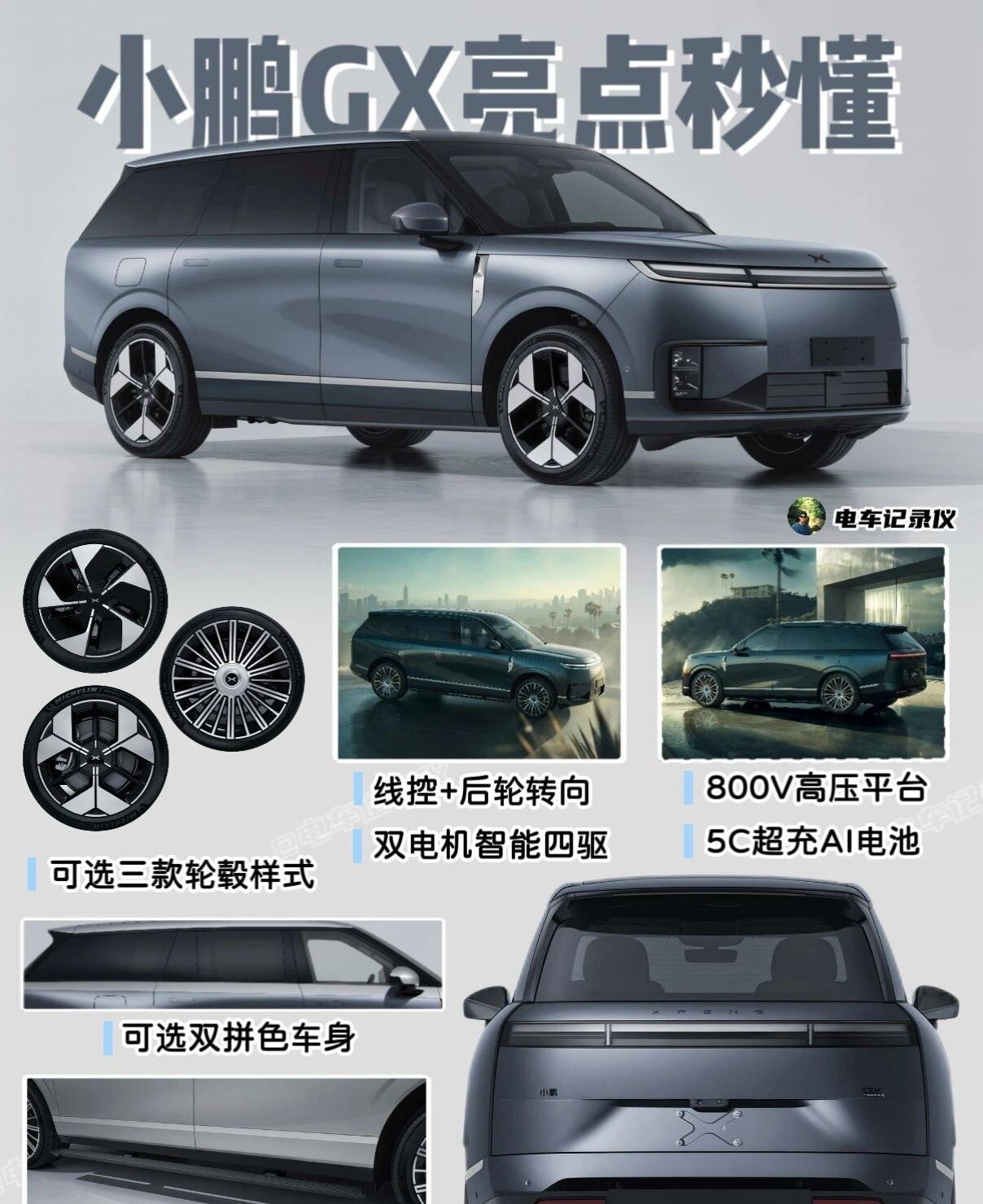 小鹏GX亮相工信部‼️全网最细配置解析来啦🤩过年前的重磅新车一辆接一辆，在最新