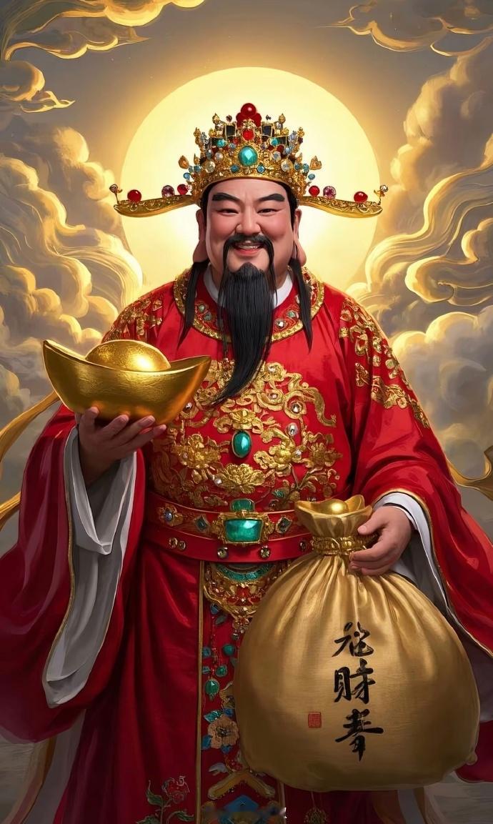 财神到🙏，武财神镇守家门避是非，挡去暗中耗财小人，生意客源源源不断，订单稳定利