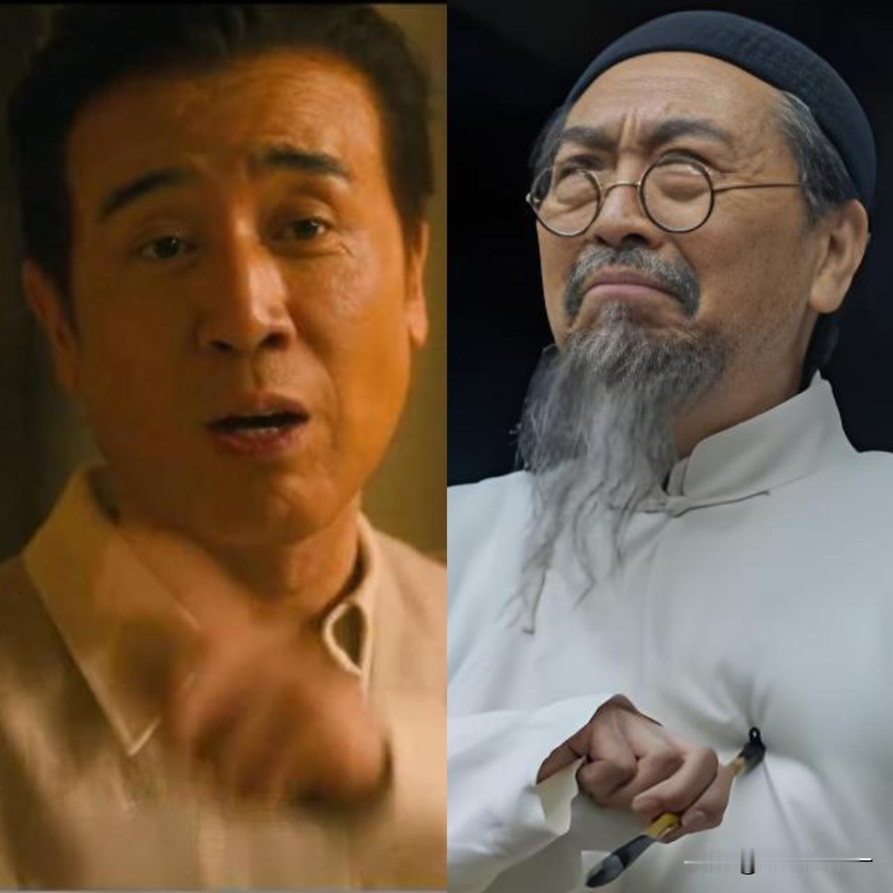 《八千里路云和月》第26集，田家泰（于和伟饰）看着离去的张老太爷（毕彦君饰）说：