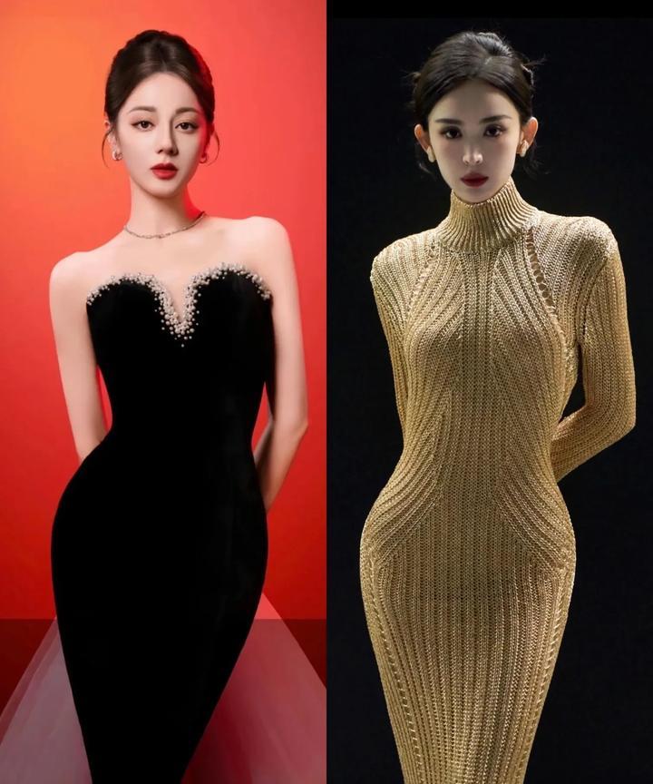 迪丽热巴和古力娜扎这对新疆美人简直是“美神降世”！热巴的腰臀比太绝了，盈盈一握
