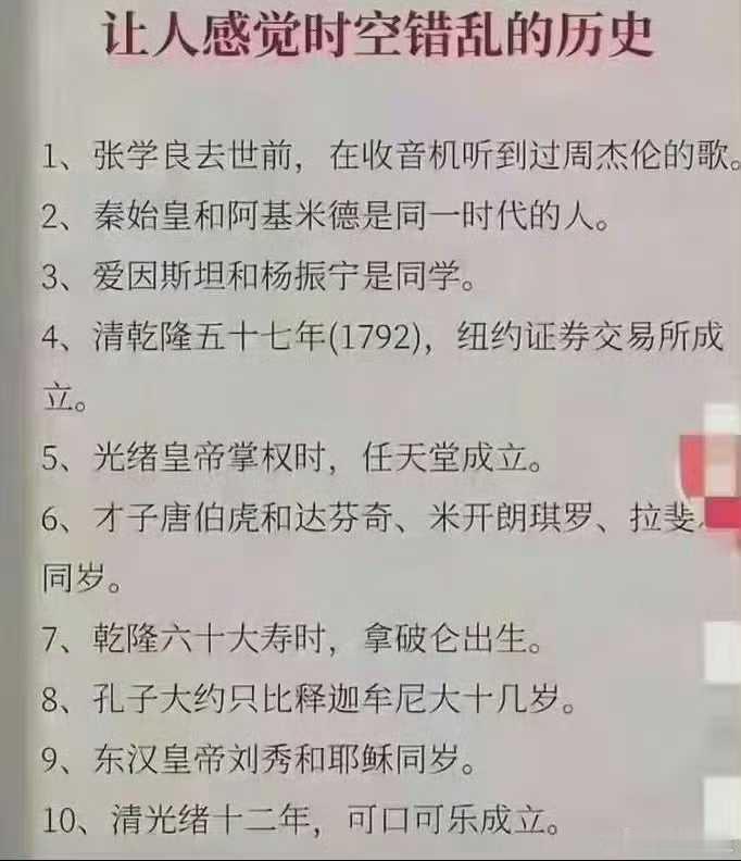 横向看历史​​​