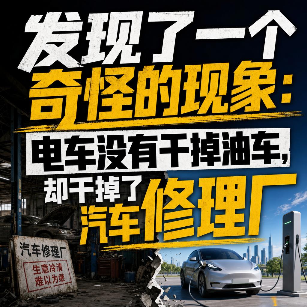 汽车底层逻辑改写，修理厂成片关门路上跑的车没少，路边的修理厂却在一片片关门。