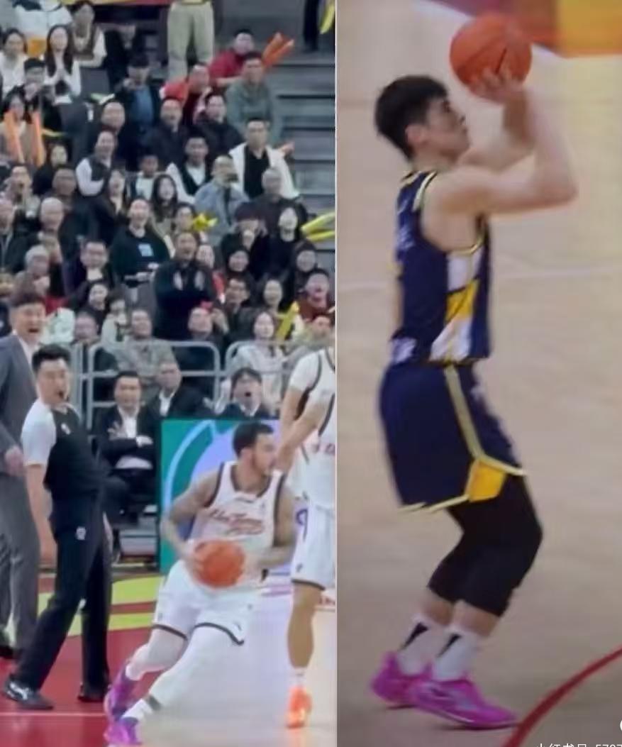 怪不得陈家政在一分输掉比赛后哭了，他确实没有踩线投进去的是三分球，硬生生被裁判改