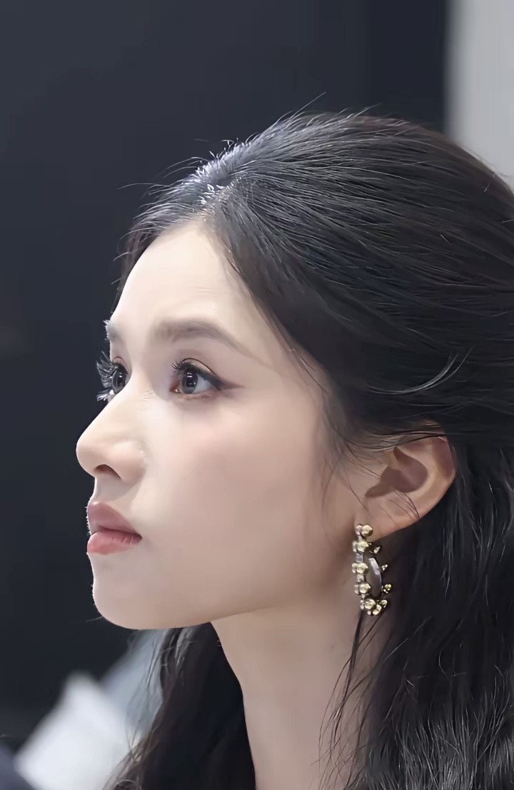 这就是头包脸的长相，太难看了，专业化妆师都拯救不了她，长得这样也就是内娱凋零让她