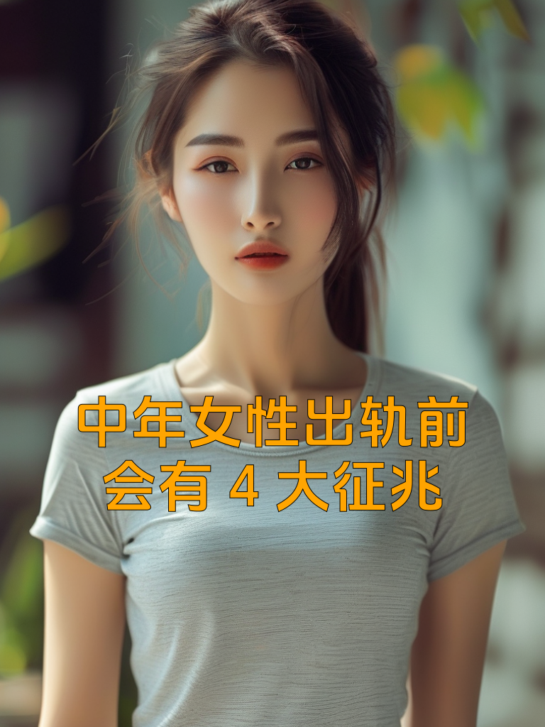 中年女性出轨前，会有4大征兆