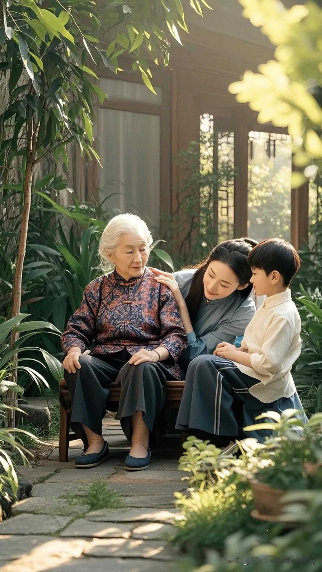 发现一个现象：生女儿的妈妈年轻时候容易遭人白眼，感觉老了没靠山。老了老了就幸福起