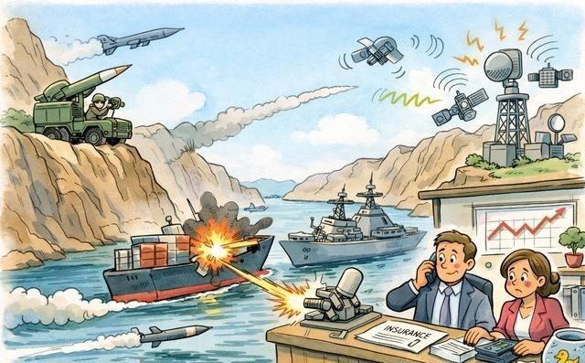 很多人问：为什么美国海军没有立即派舰队去为通过霍尔木兹海峡的商船护航？直觉上看，