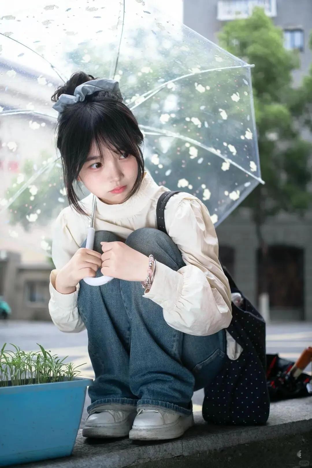 分享甜美小姐姐随手拍邻家有女初长成你心中的美女啥模样