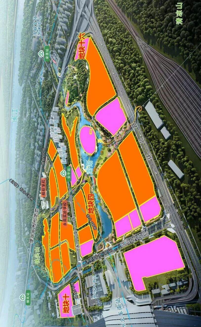 福州南湖地块规划​​​