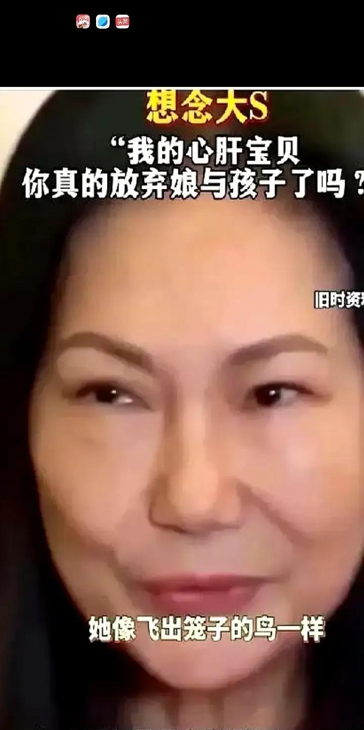 S妈真的要急疯了！这可怎么办？再没来钱的话，老娘真要住大街上了。大S信义区的豪