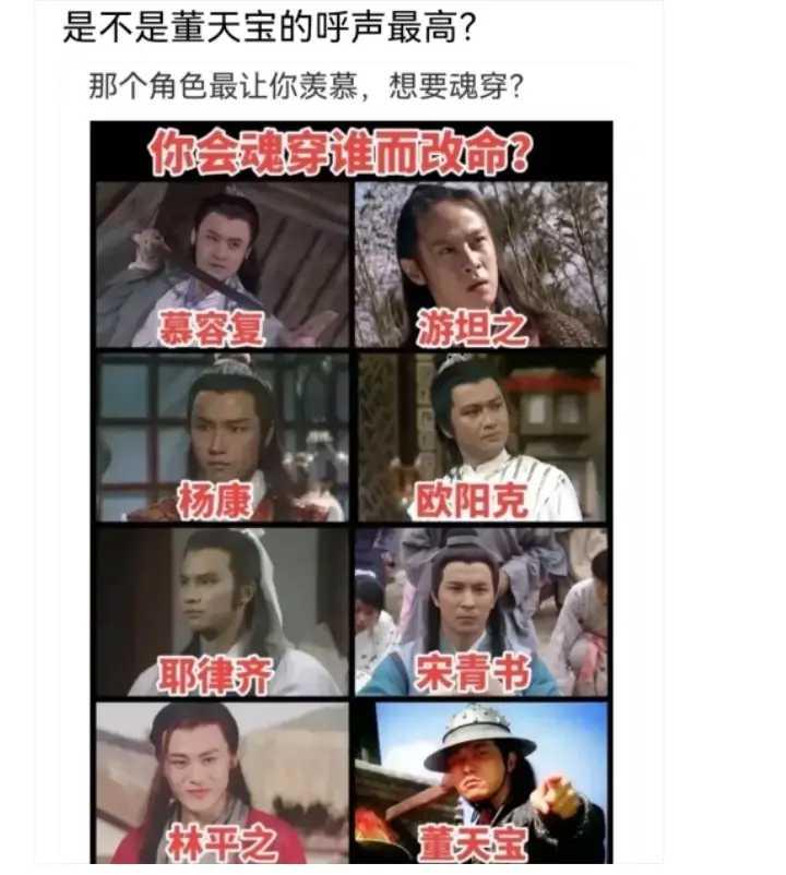 是不是董天宝的呼声最高