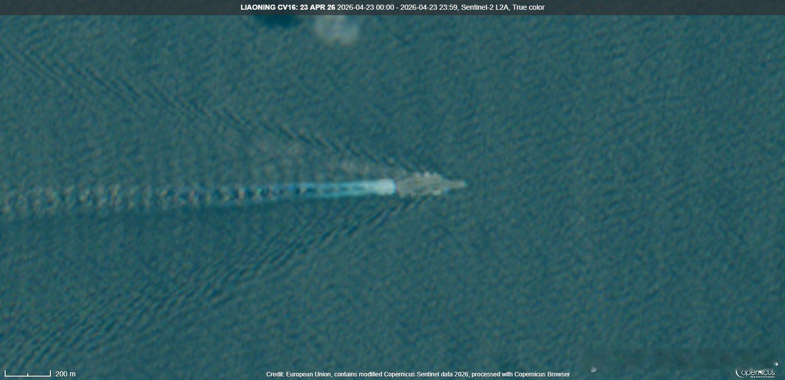 4月23日的辽宁舰