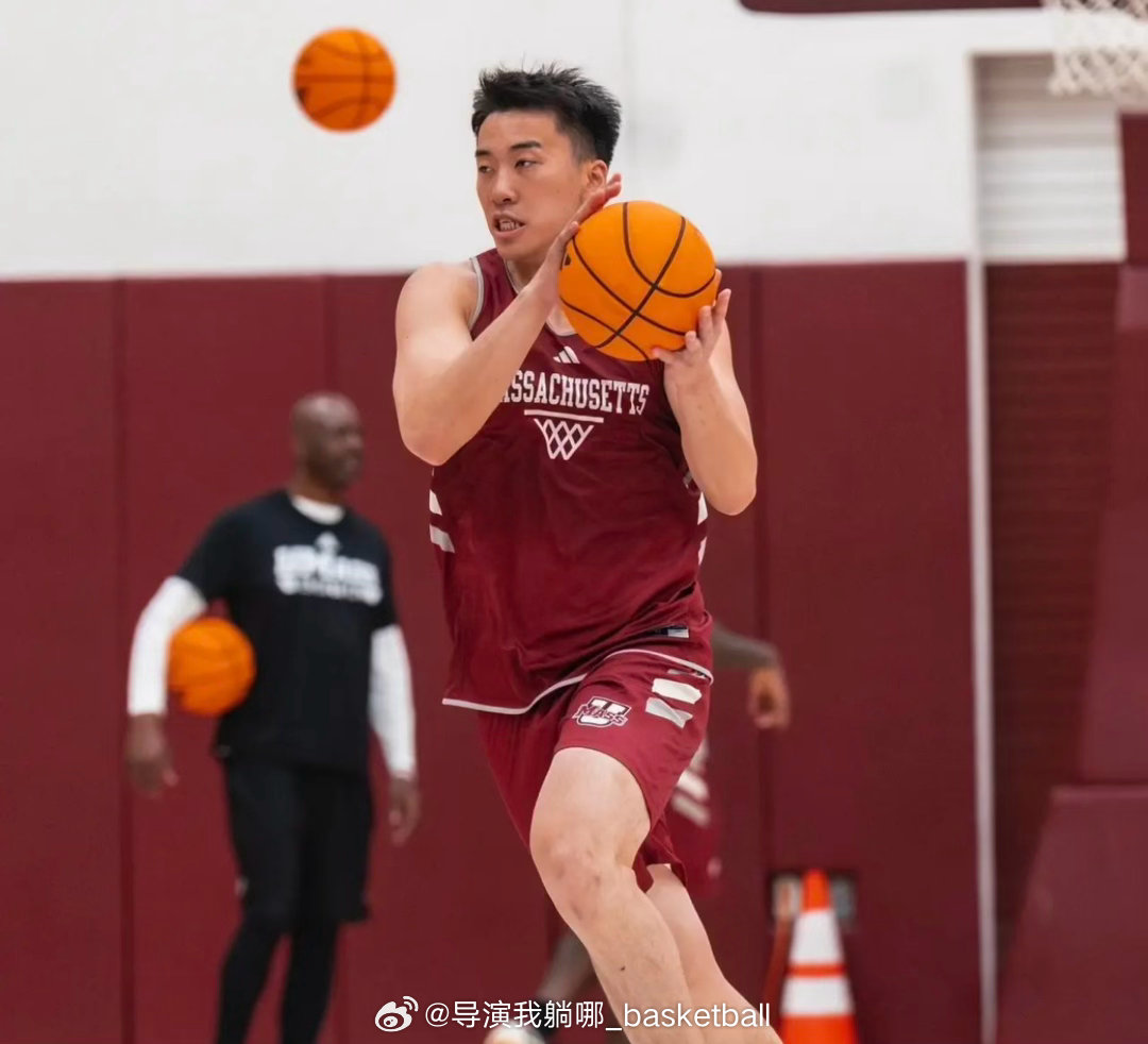 中国男篮前锋王俊杰在昨夜凌晨￼迎来了转校到马萨诸塞大学的首秀，他首发出战18分钟7投2中得到5分3板