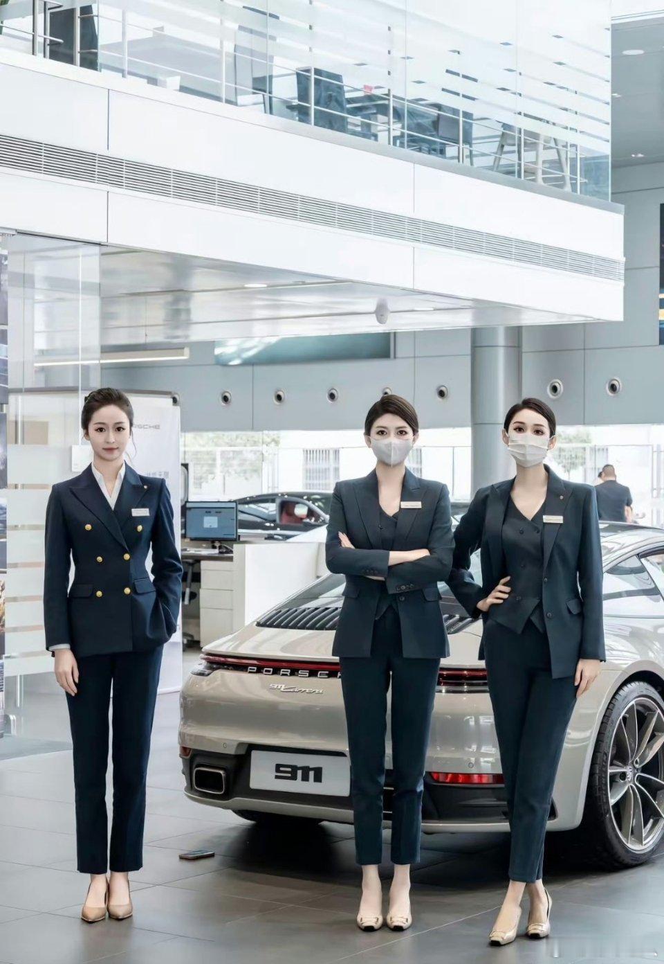 郑州中原保时捷中心已经闭店，而这家店之前很火的“保时捷三姐妹”，已经跳槽到了鸿蒙