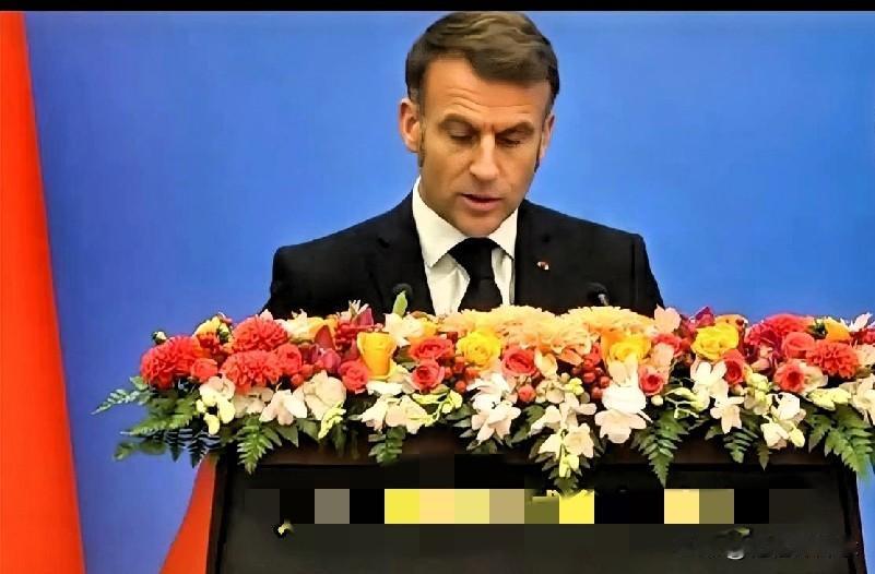 一群法国人跟着马克龙来到中国，他们此次随行是为推动中法各领域合作交流，而非“审视