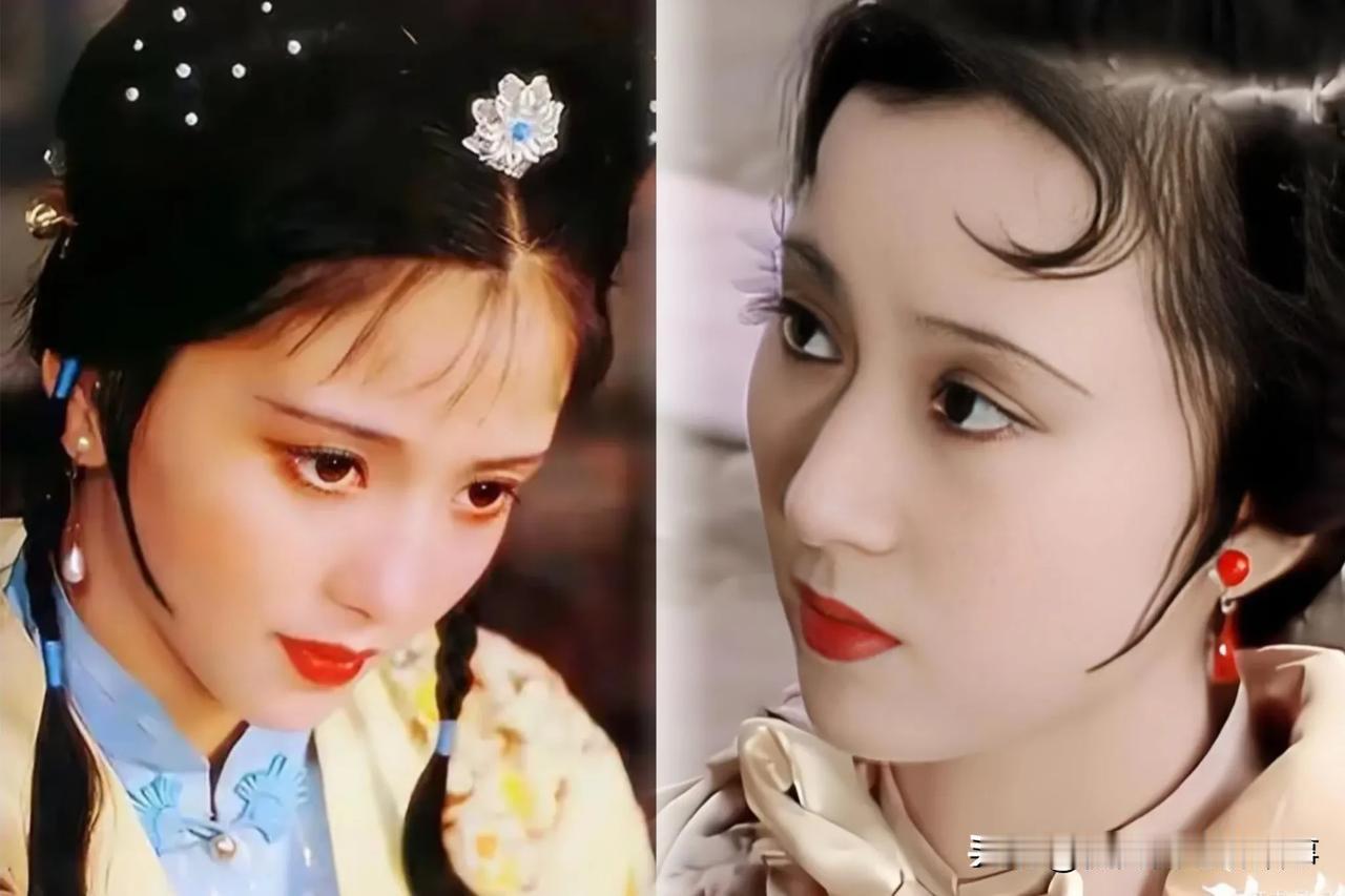 讨论哪个黛玉五官更精致，答案其实挺明显的——陶慧敏的五官确实更精致些，柔美温婉，