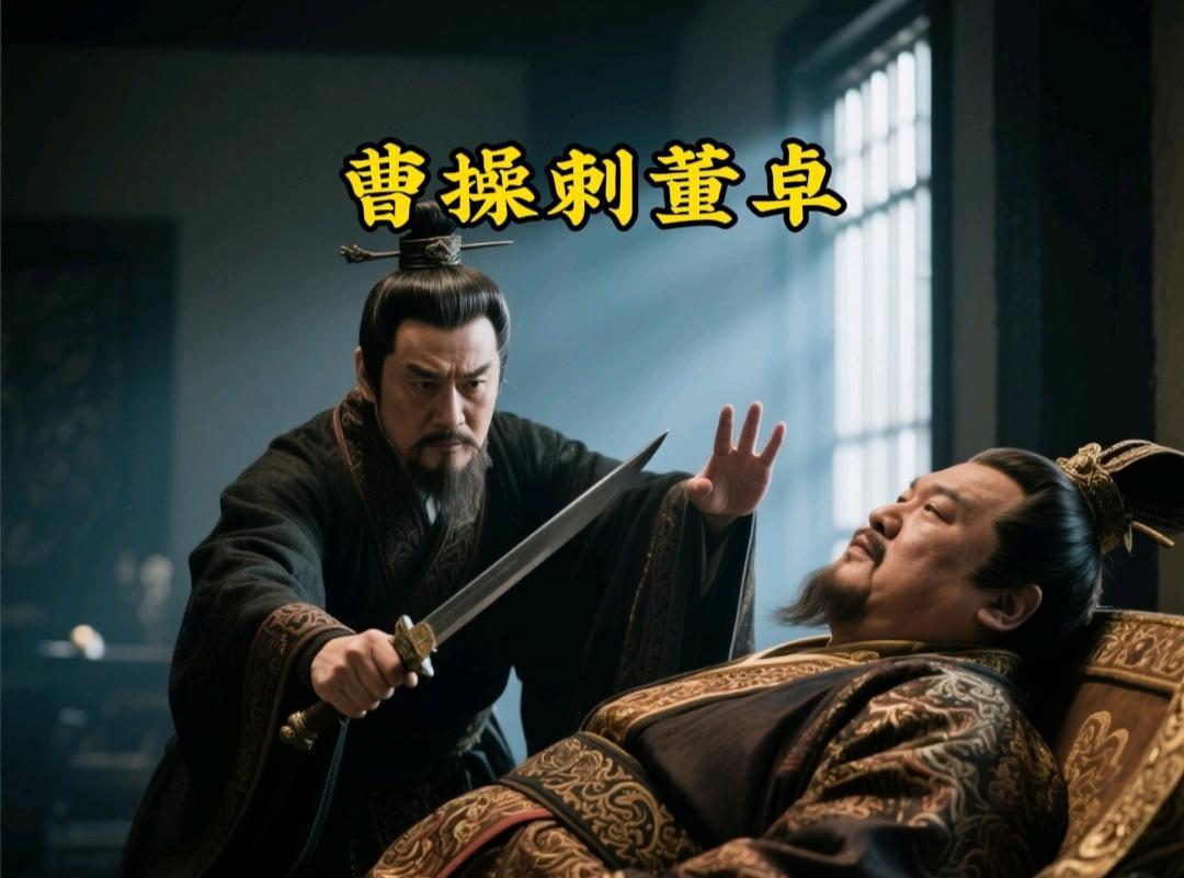 原来曹操也怕死！《三国演义》中的曹操刺杀董卓时要是有荆轲刺秦王的勇气，没准儿早就