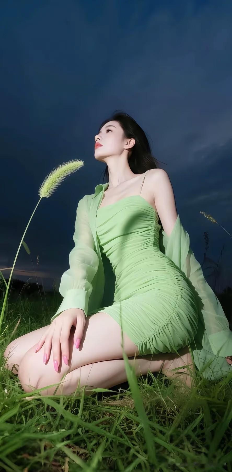 绿草如茵摄影写真！公园气质写真公园休闲写真花海拍照写真自然风写真公园花