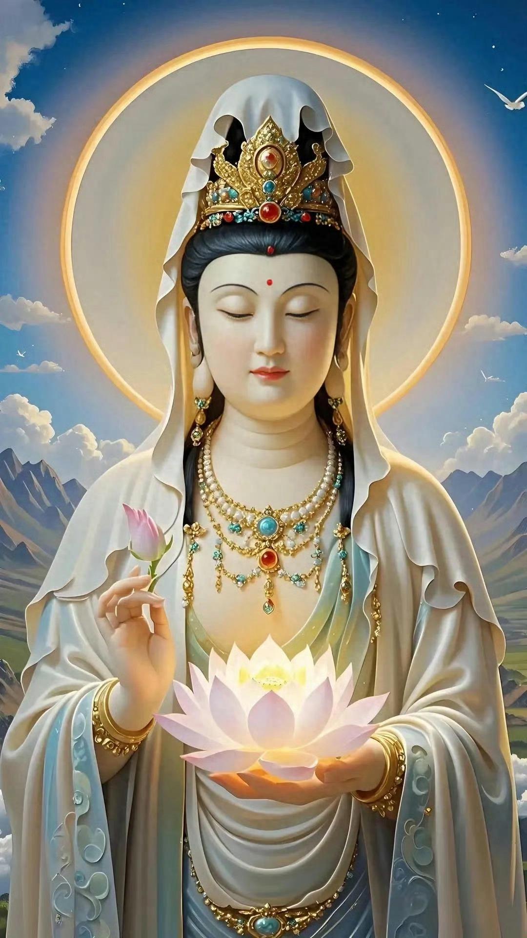 菩萨祈福很灵，祈愿这个月每个人愿望成真。