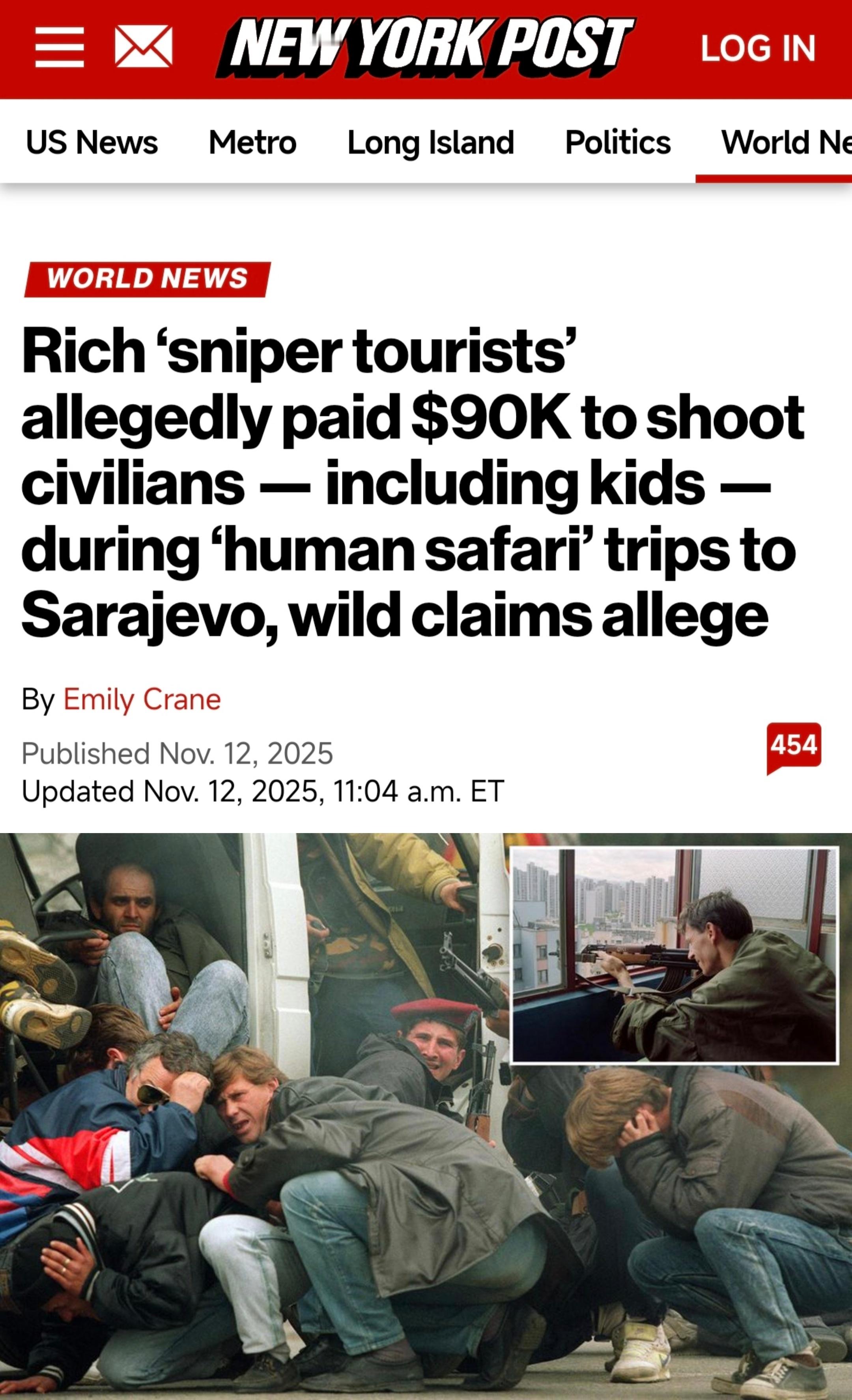 国外媒体多在讲这件事。一个基础事实是：1992年至1996年的“四年围城”，萨拉