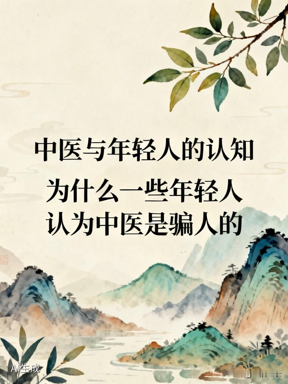现在不少年轻人觉得中医是骗人的，原因还挺多。现代社会崇尚科学实证，中医的阴阳五行