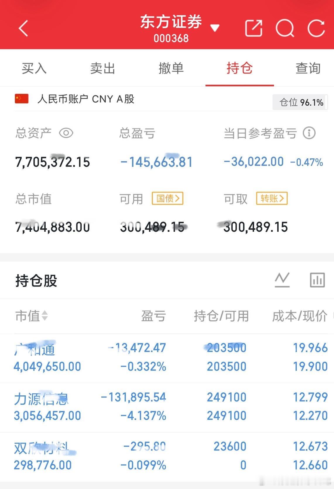 100万一年五倍计划｜实盘打卡第265天力源信息，广和通继续持有，新仓小玩双欣