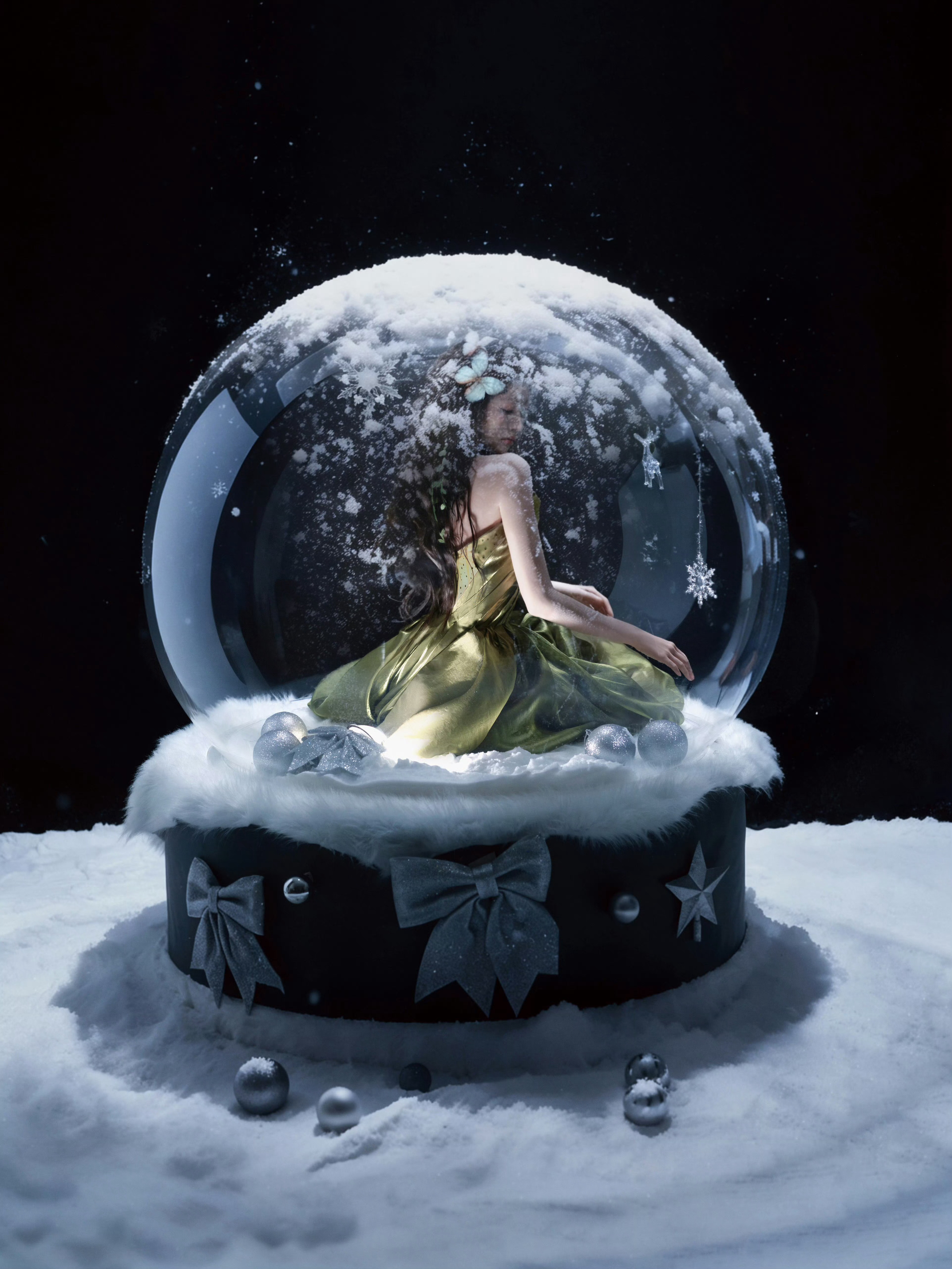 尖叫之夜出图祝绪丹美得像水晶球里的在逃公主！通透发光，每一帧都精致到不真实。不懂