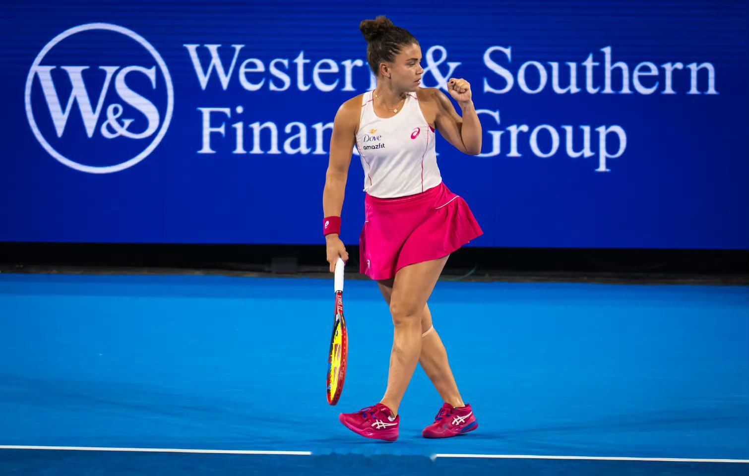高芙无缘辛辛那提四强辛辛那提WTA1000四分之一决赛保利尼🇮🇹以2-6/6