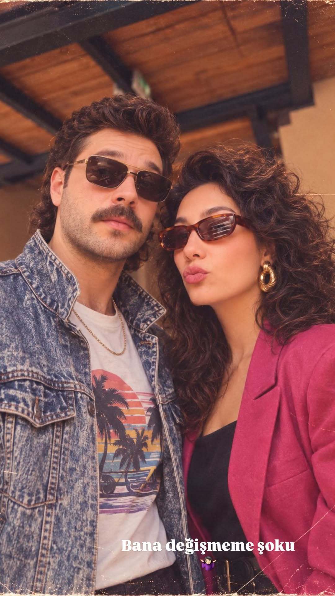#土耳其剧#【资讯·图片】#ayfur#AybükePusat分享照片与FurkanAndıç的80