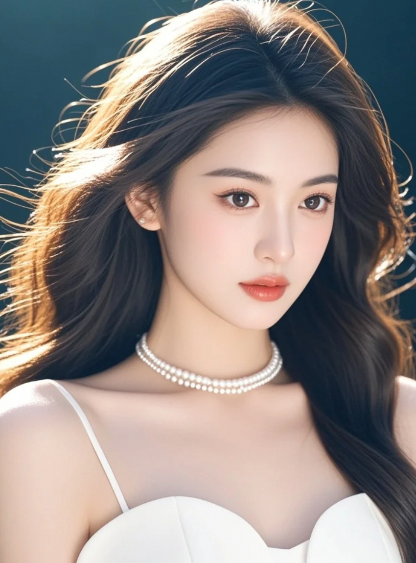 她不是仙女，但这张32K高清照让我怀疑她来自仙境