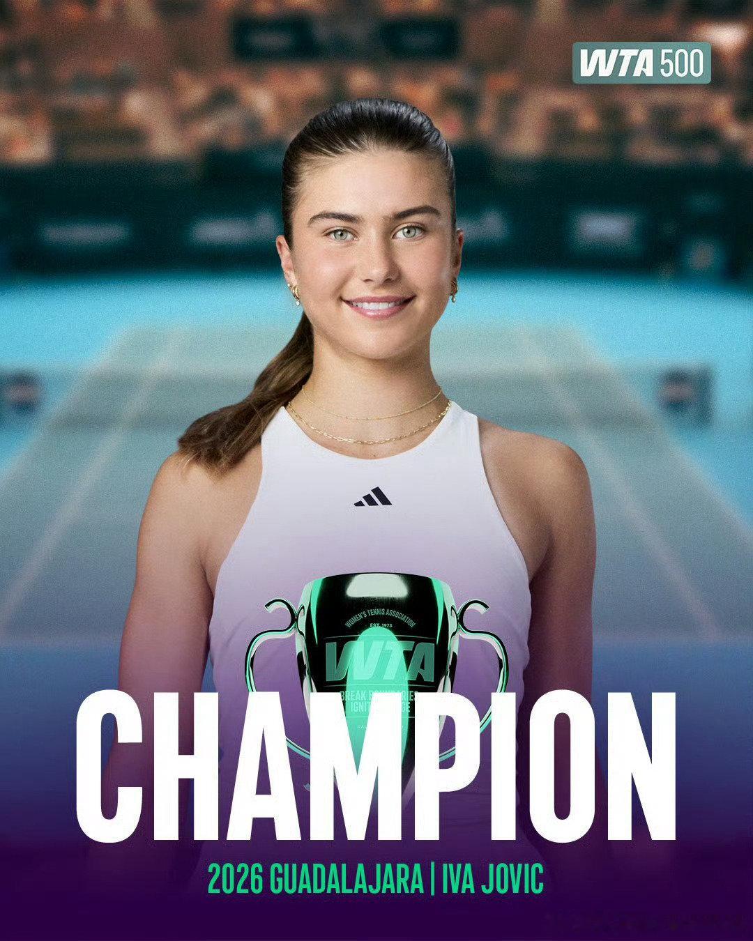 约维奇！！！棒啊🎉卫冕瓜达拉哈拉500赛冠军🏆下一站，北京中网2026🇨🇳赢一场就是赚🤩期