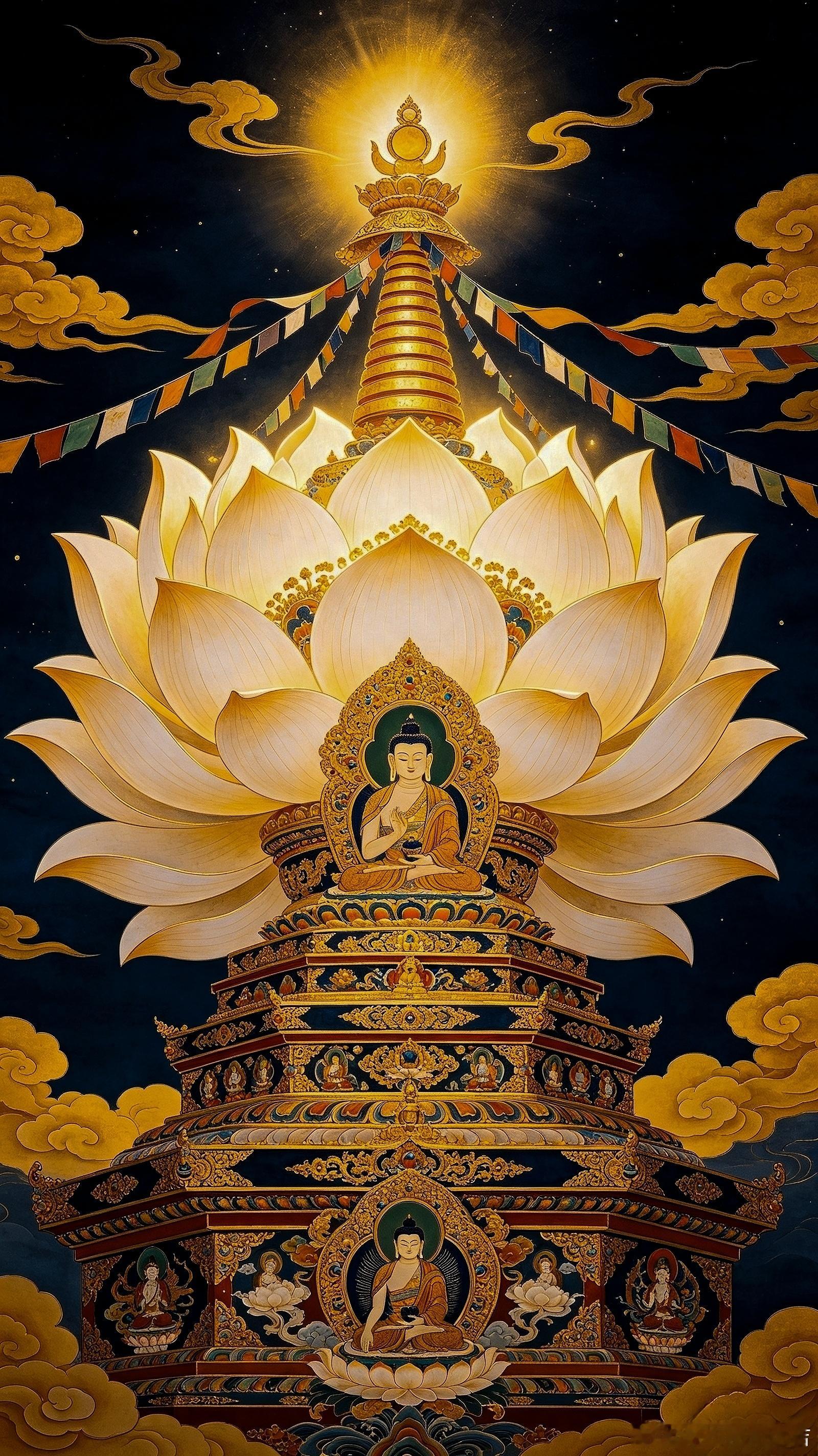 恒行善，则所欲必获；不修德，则诸求渐远。菩提心修持之根本要义，不外乎行善利他。微