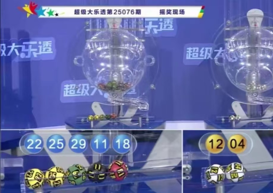大乐透25076期开奖结果，7注一等奖1000万，合围3+1小遗憾