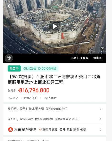 降价2亿！合肥一烂尾广场新一轮竞拍启动！市民分享：合肥苏