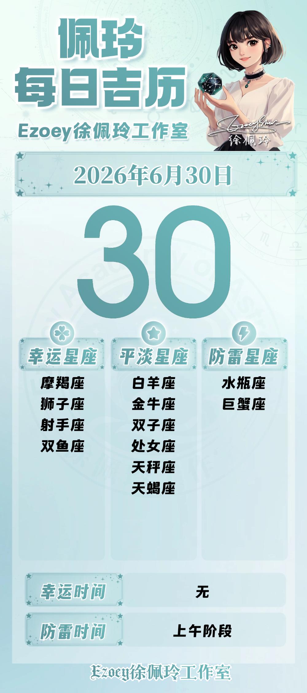 【6.30日播报】水逆开启！木星换座！摩羯座满月！重磅日来临幸运星星：摩羯座、