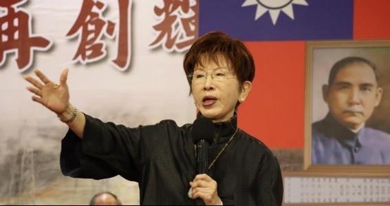 洪秀柱在接受媒体采访时曾经抛出一句极具分量的话：“如果台湾不是大陆的领土，清朝怎