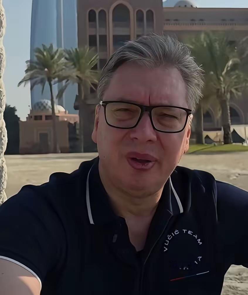 塞尔维亚总统武契奇，对着全国的镜头，一字一句复述了那个暗杀计划：把他的孩子，活活