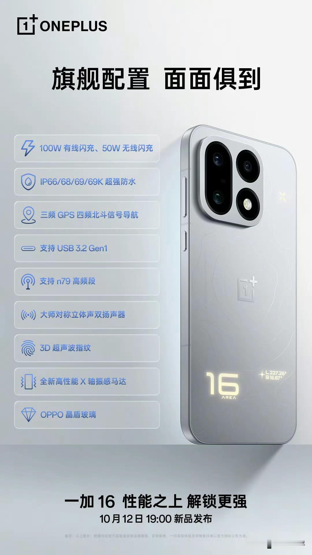 一加16外围配置还不错，该有的都有，就是之前的0916大马达回不来了[思考]这次