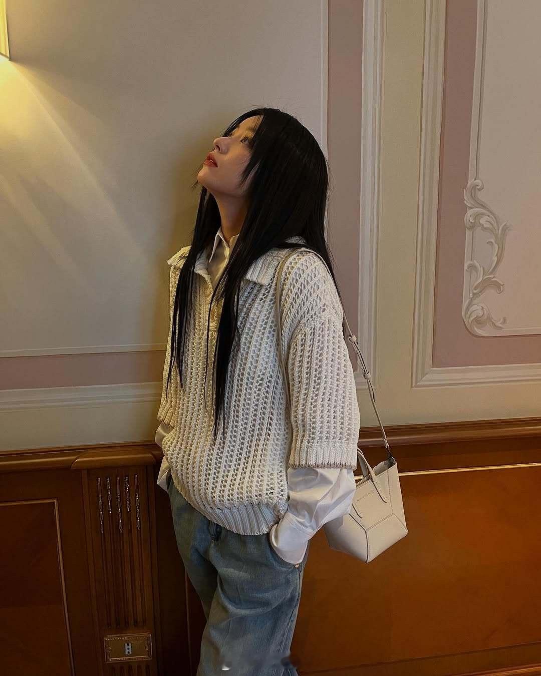私下的韩孝周穿搭​​​