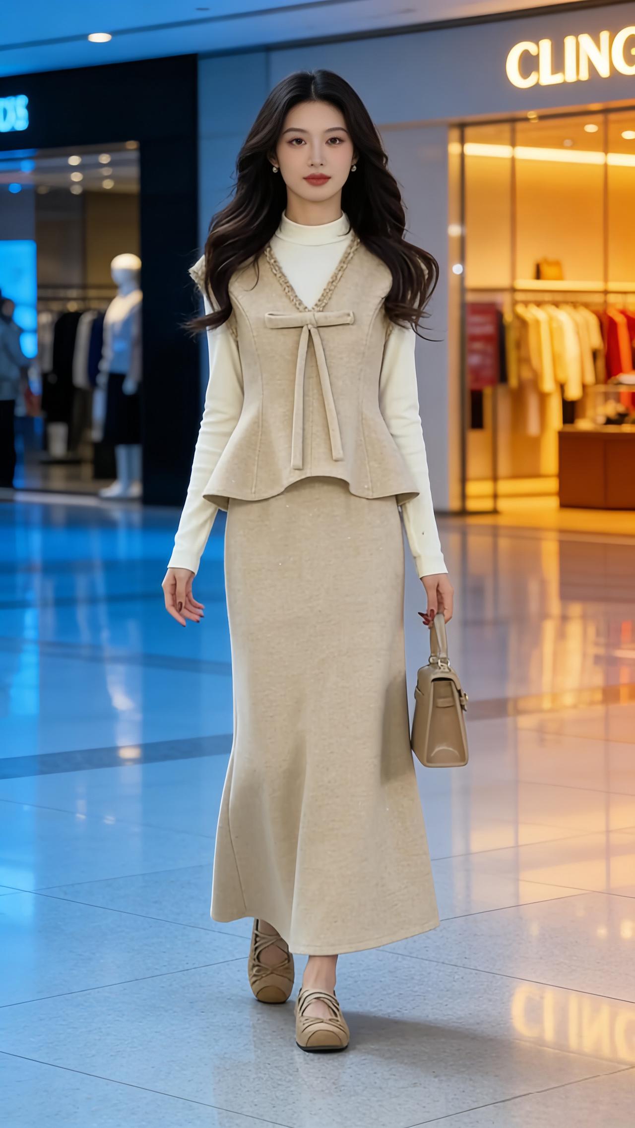 针织衫穿搭技巧轻松摆脱路人感冬日气质穿搭还得看我新年战袍我先手搓上了过年回家穿哪