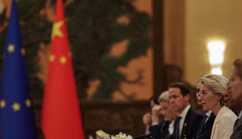 当着冯德莱恩等人的面，中方把话说得很明白，请欧盟做出正确抉择7月24日，欧盟委