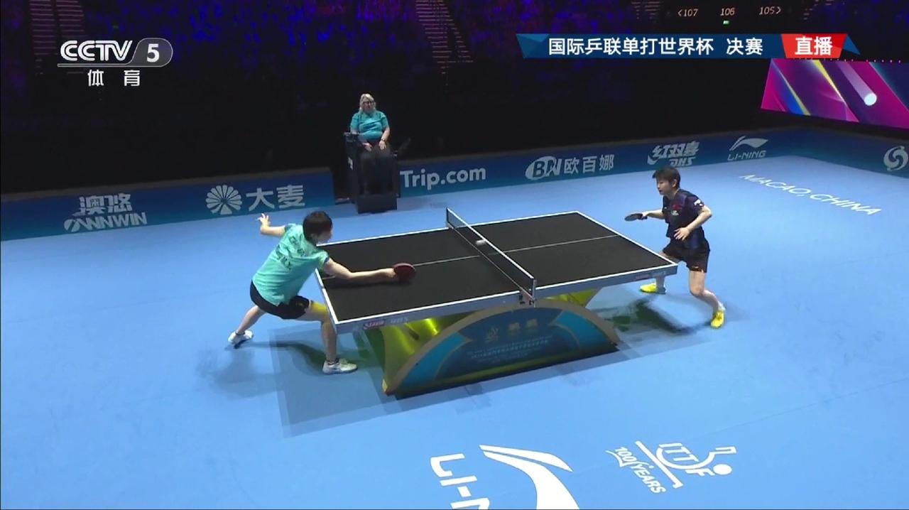 虽然不敌孙颖莎无缘冠军，但王曼昱也着实够顽强，令人敬佩！王曼昱一上来便连输三