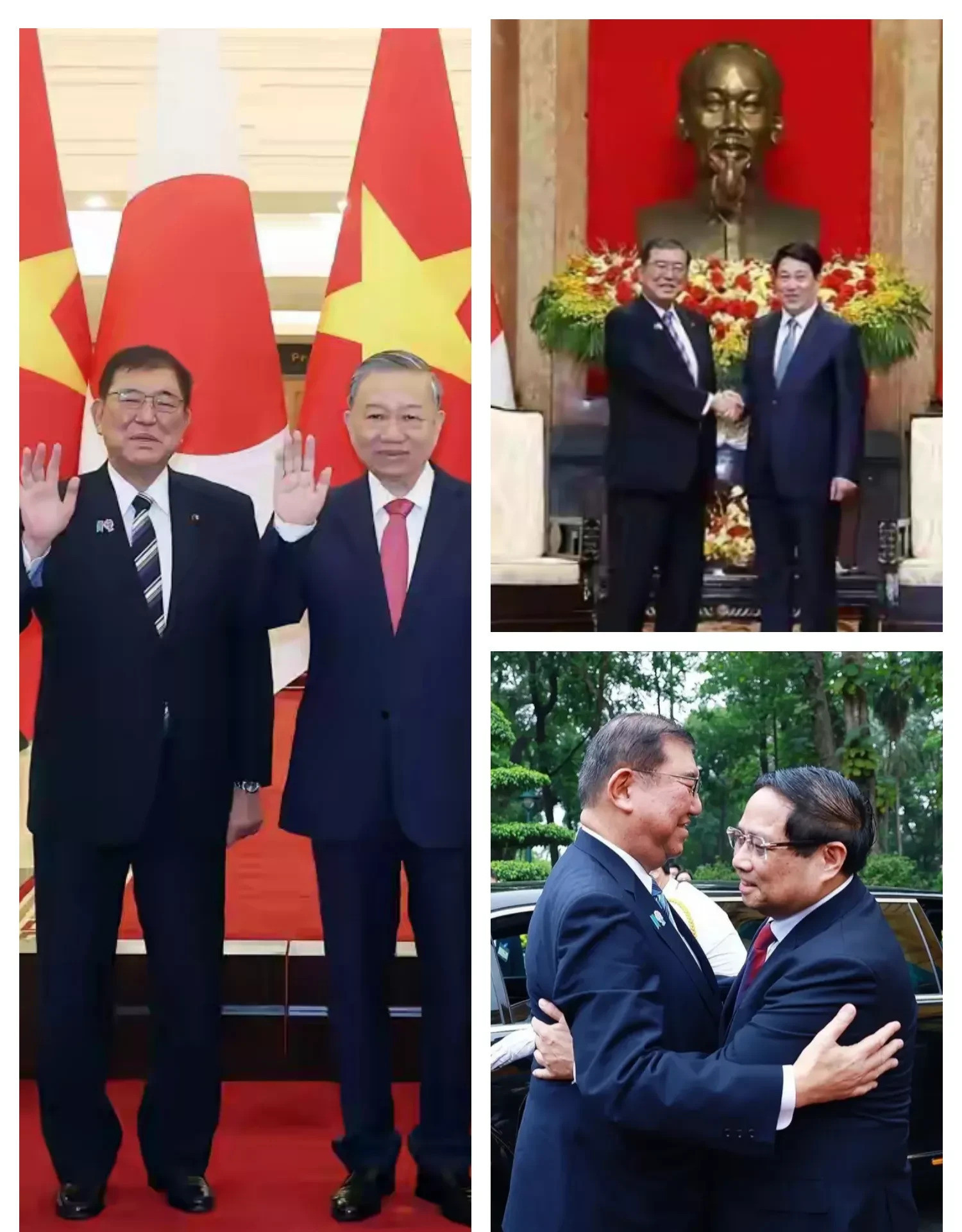 越南迎来各国大佬排场一样**第一段**