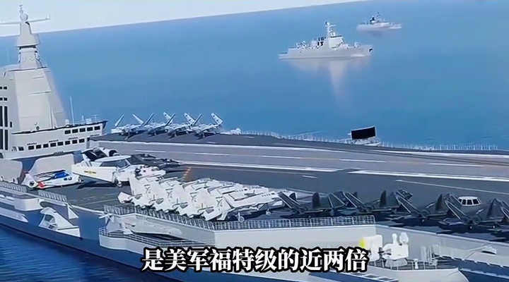 全球航母规则被中国彻底颠覆，  18万吨级双层超级航母横空出世