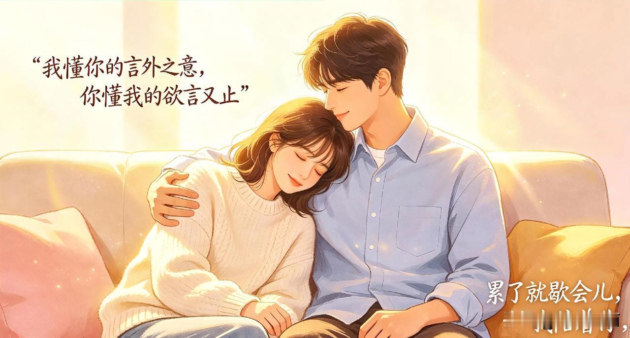 男女之间最舒服的关系：我懂你的言外之意，你懂我的欲言又止好多人都说，感情里