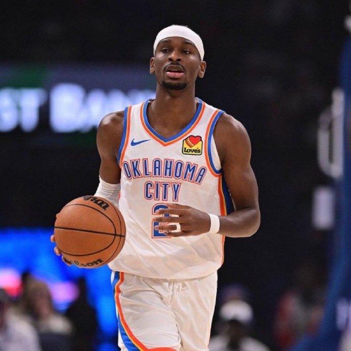 NBA官网最新MVP榜单：1、亚历山大2、约基奇3、坎宁安4、文班亚马