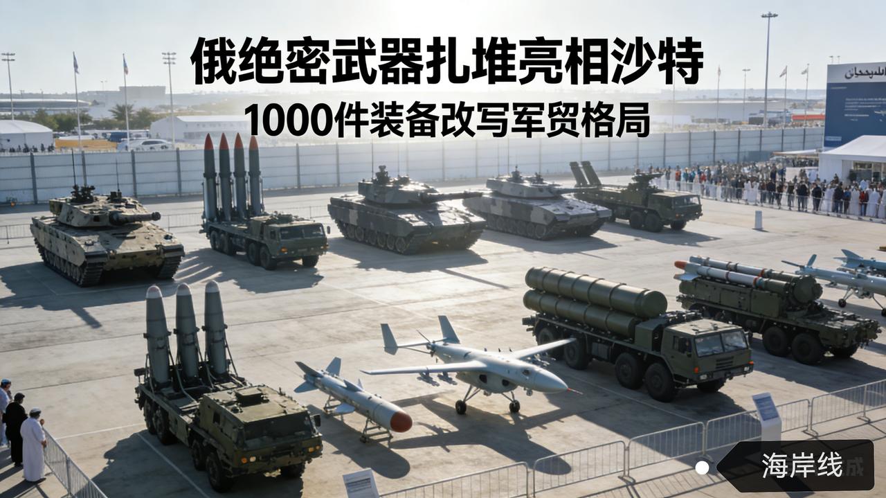 杀疯中东！俄绝密武器扎堆亮相沙特，1000件装备改写军贸格局据今日俄罗斯电