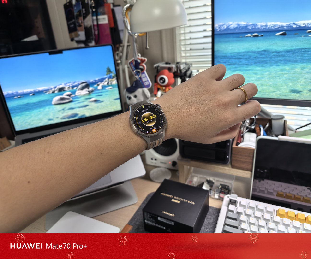换下我的AppleWatch换上全新的华为WatchGT6Pro感觉气质一